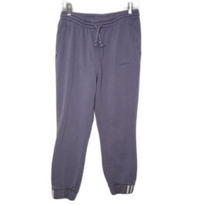Adidas Sweatpants Womens Small DU2348 Trefoil Fleece Joggers Athletic Pants